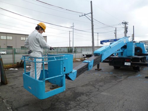 高所作業車運転技能講習模様